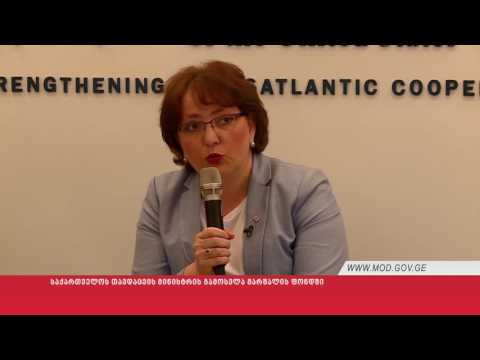 საქართველოს თავდაცვის მინისტრის გამოსვლა მარშალის ფონდში