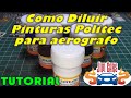 Como diluir Pintura Politec - Custom para intermedios EP1 #JIMCARS #LIGACUSTOM