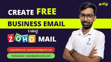 Create Free Business Email using Zoho Mail Tamil