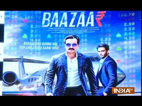 Saif Ali Khan starrer Baazaar`s trailer launched in Mumbai today