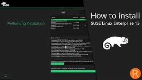 Suse linux enterprise Installation Quick Start