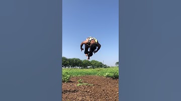 Funny Vfx 😂Front Flip 🔥Vfx editing 🤣 #short #backflip #village #vfx #editing #reels