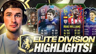 Elite Division w/ 84 Inaki Williams, 87 Joe Cole, 90 Mane