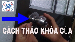 Cách Mở Khóa Cửa Khi Bị Kẹt Trong Phòng - Áp Dụng Thay Ổ Khóa Hỏng