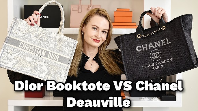 CHANEL DEAUVILLE TOTE Review & Comparison w/Mod Shots: Large or