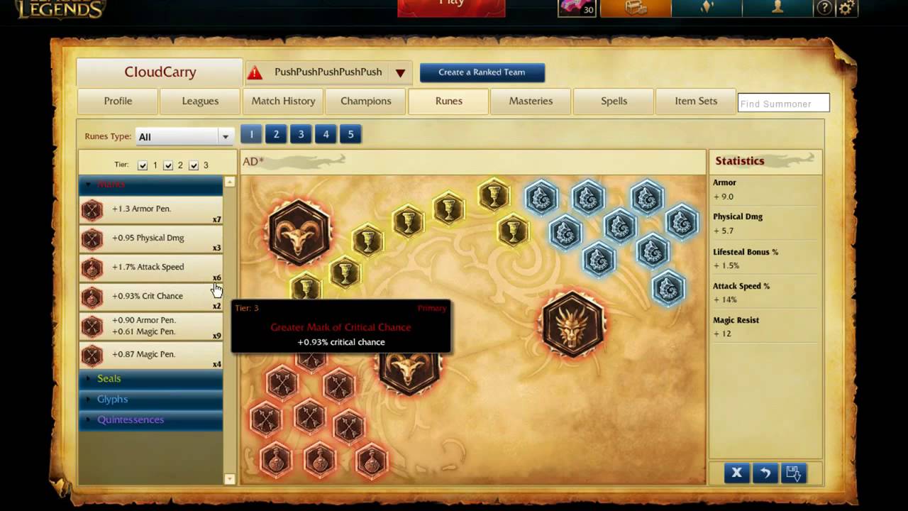 korean adc runes masteries patch 6 14 natural talent youtube