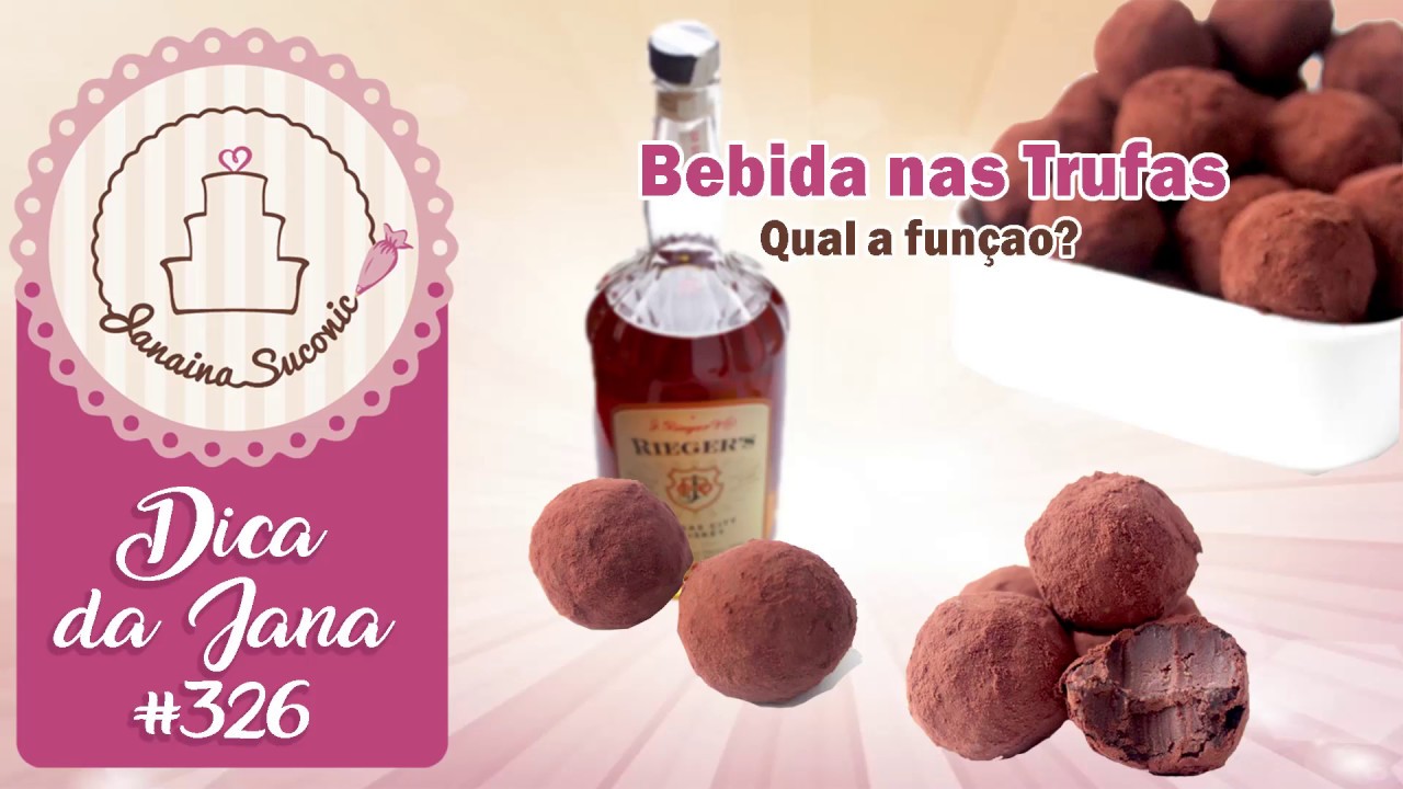 Dica da Jana #326 Bebida na Trufa - Por Janaina Suconic
