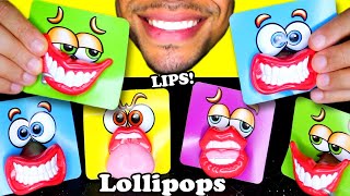 Asmr Lip Lollipops Candy Mukbang Silly Suckers No Talking Eating Mouth Sounds