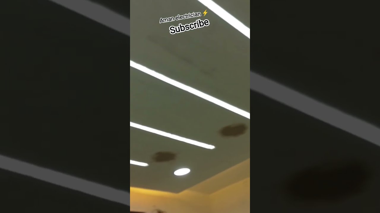 Fall Ceiling Profile Fitting Youtube Shortvideo Video Electrician Viral Viralvideo