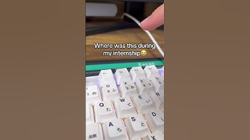 This mousepad would’ve been a cheat code 😭 #excel #internship #intern