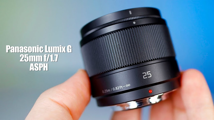 Panasonic lens g 25mm f1.7 asph ม อสอง