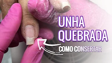 O que fazer quando a unha de gel racha?