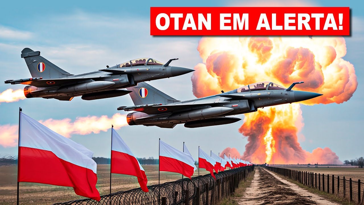 Tensão!! França envia aeronaves do esquadrão nuclear na Polônia que autorizou forças da OTAN