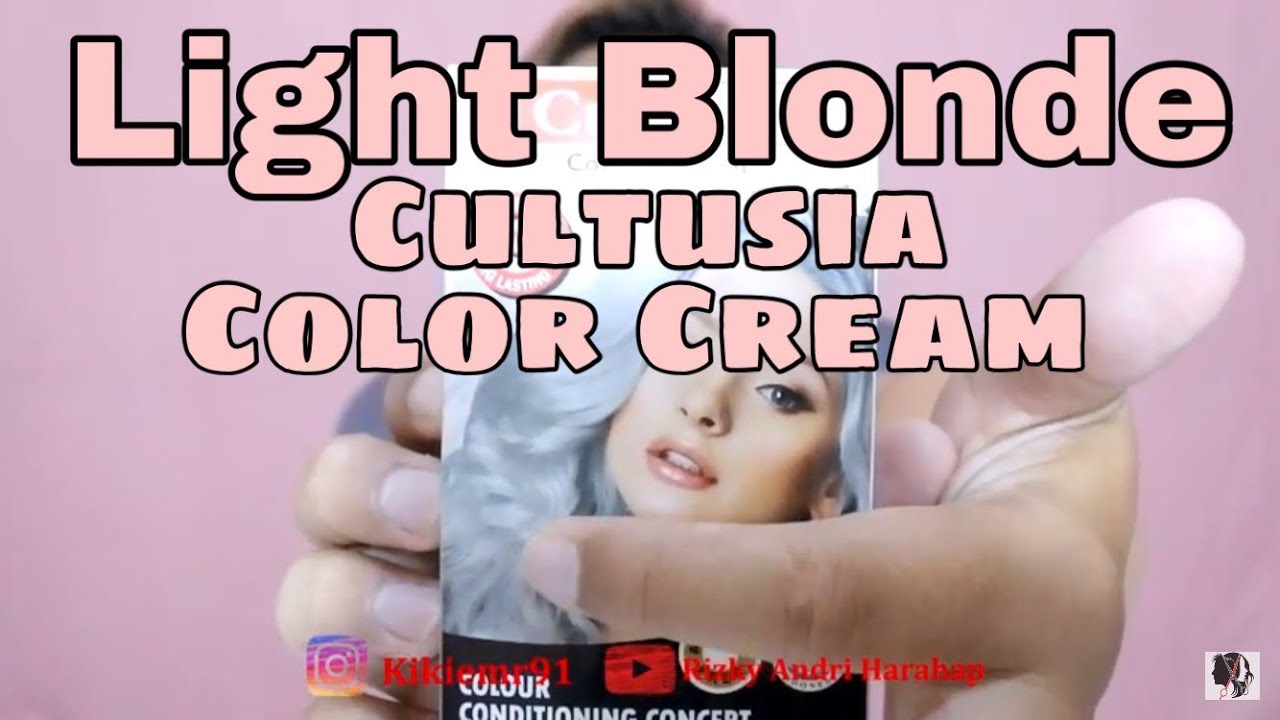  Tutorial Cara  Cat  Rambut  Light Blonde  Menggunakan 