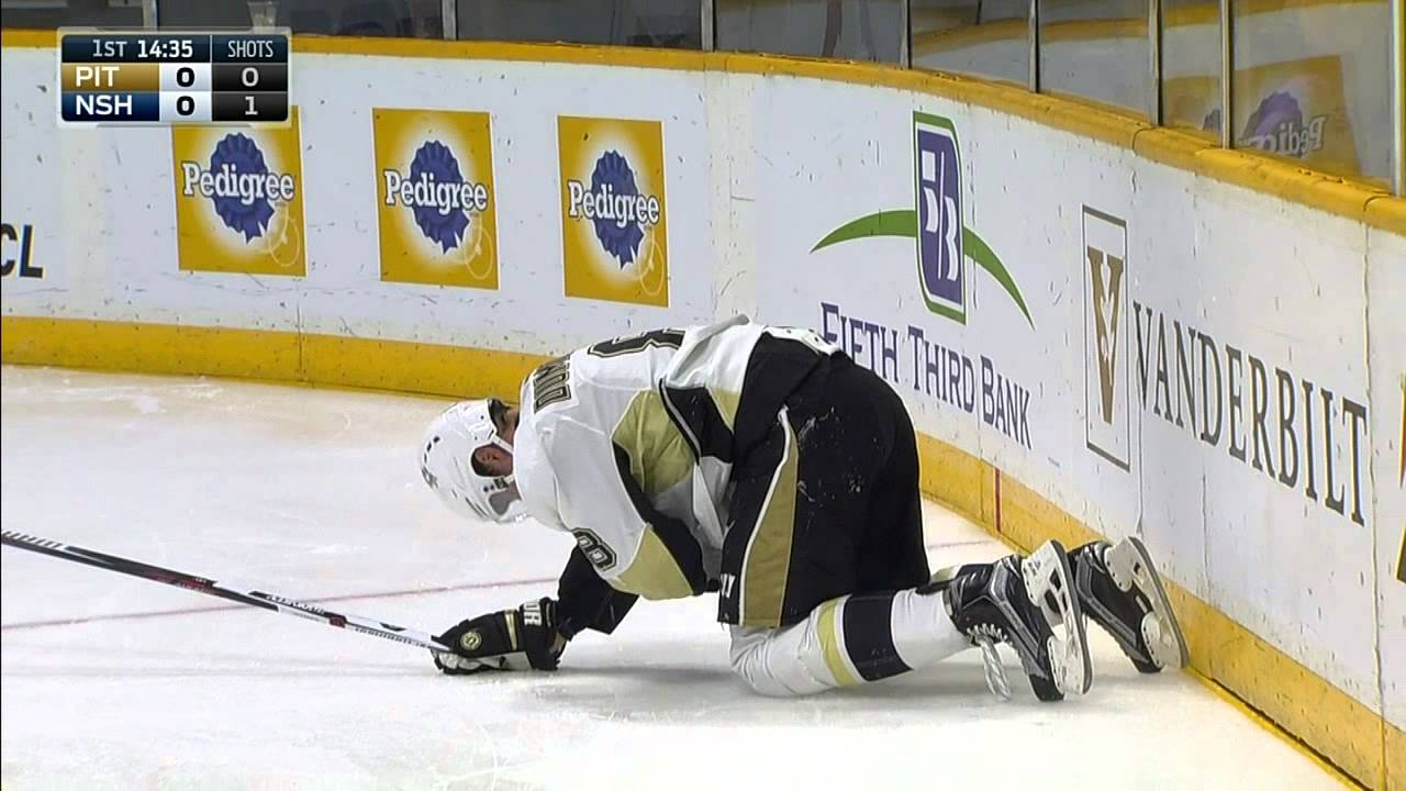 nhl boarding hits