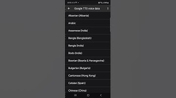 Enable Google TTS engine and download text-to-speech voice data