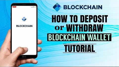 How to DEPOSIT or WITHDRAW crypto on Blockchain Wallet | Bitcoin App Tutorial