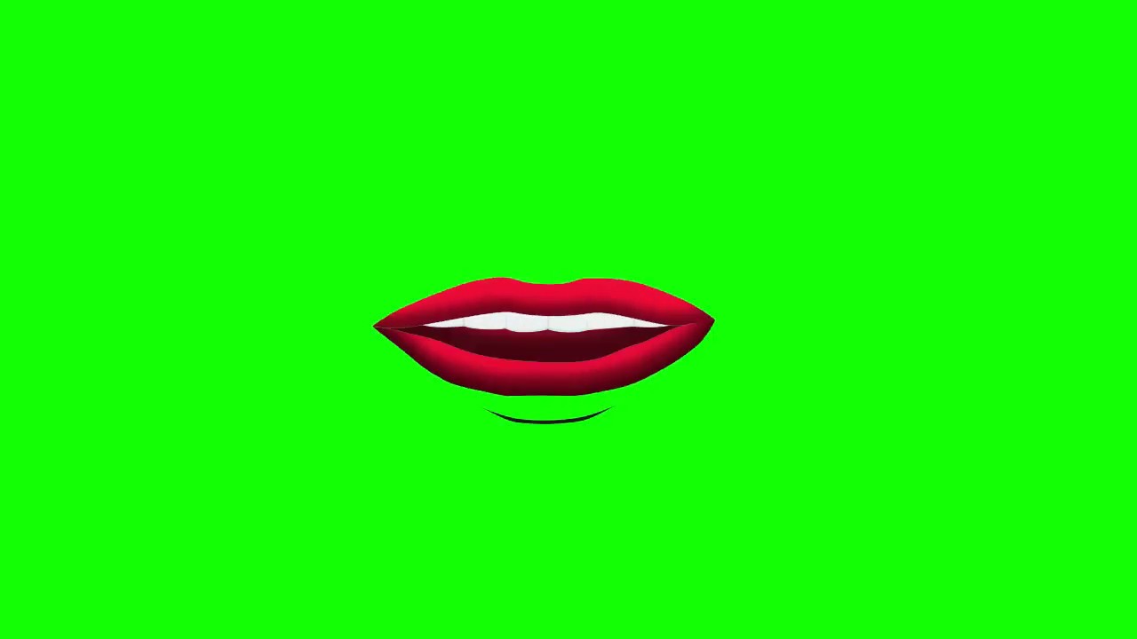 Free green screen mouth movement animation - YouTube.