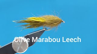 Marabou Leech Carp Fly Tying
