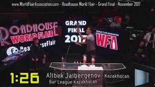 Alibek Jaibergenov Roadhouse World Flair Grand Final (Working Flair Round)