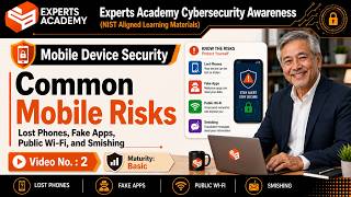 Mobile Device Security: Common Mobile Riskas. LostPhones, Fake Apps, Public Wifi and Smishing