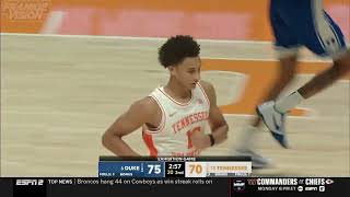 Nate Ament 14 Pts 10 Rebs Vs Duke 10.26.25