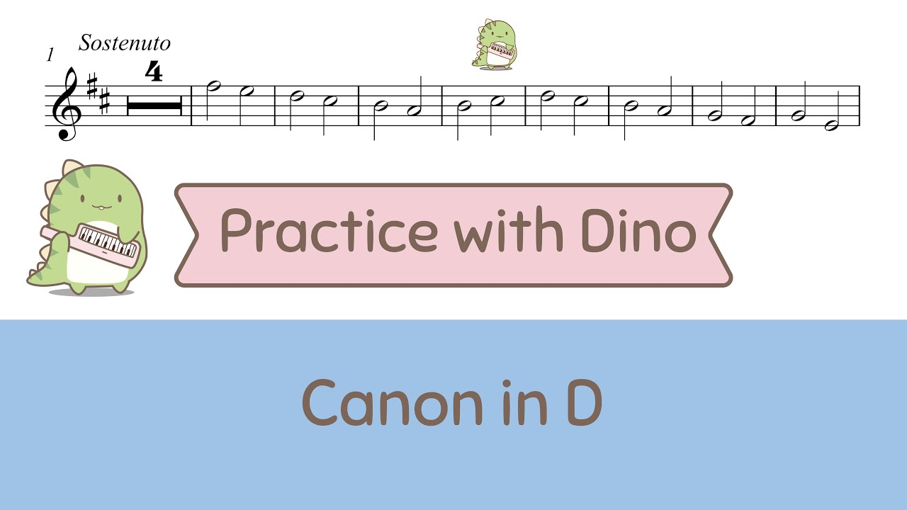 Canon in D by Pachelbel (Violin Tutorial | Play along | Playing partner)