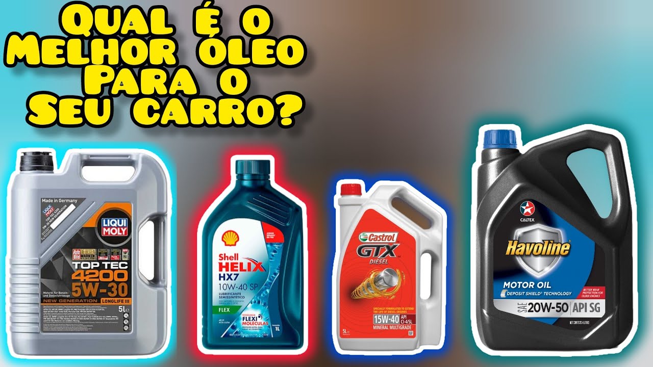 Qual É O Melhor Óleo Para O Carro? - YouTube