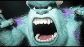 Final scary Roar By James P. Sullivan In Human's World | Monster University | Clip HD Resimi