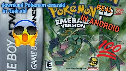 How to download Pokemon emerald gba in phone|in Android 💯 pokemon emerald download