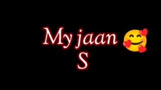 S name Love whatsapp status || S letter whatsapp status