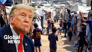 Mixed reaction in Gaza and Israel after Trump announces peace plan