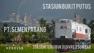 AKTIVITAS STASIUN TERSIBUK DI DIVRE 2 SUMBAR (Stasiun Bukit Putus)