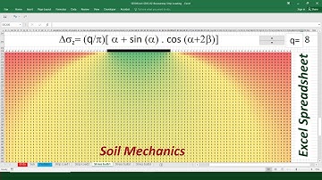 How to Describe the Concept of a Stress Bulb in an Excel Spreadsheet? #soilmechanics