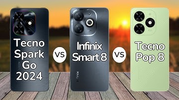 Tecno Spark Go 2024 vs Infinix Smart 8 vs Tecno Pop 8