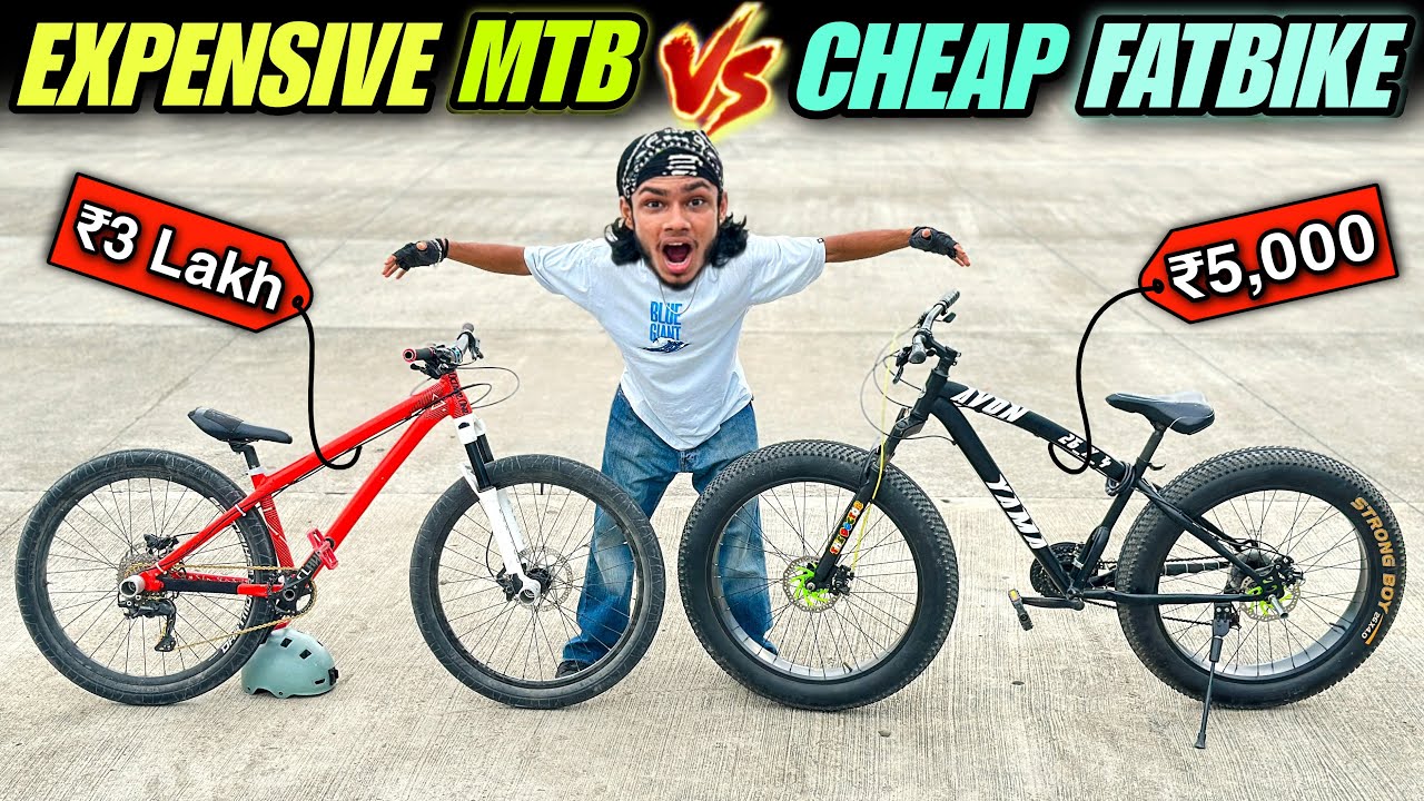 ₹3 Lakh MTB vs ₹5K Fatbike – BIG Difference!