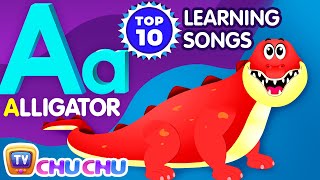 abc alphabet colors for kids chuchu tv top 10 popular learning songs for kids