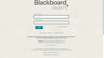 Verifying Usernames, Change Passwords, and Update Your Email Address for Blackboard 9.1 SP13