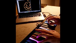 Drawing Halloween MIDI Art... LIVE!  🎃