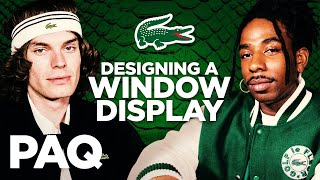 Designing Window Displays with Lacoste!