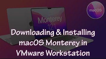 Downloading And Installing MacOS Monterey in VMWare Workstation