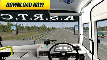 kms built ksrtc bus mod for bussid | bus simulator indonesia |