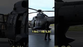Quanto custa pra encher o tanque de um helicóptero?