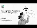 Enseigner  ltranger  de lenvie  lexpatriation