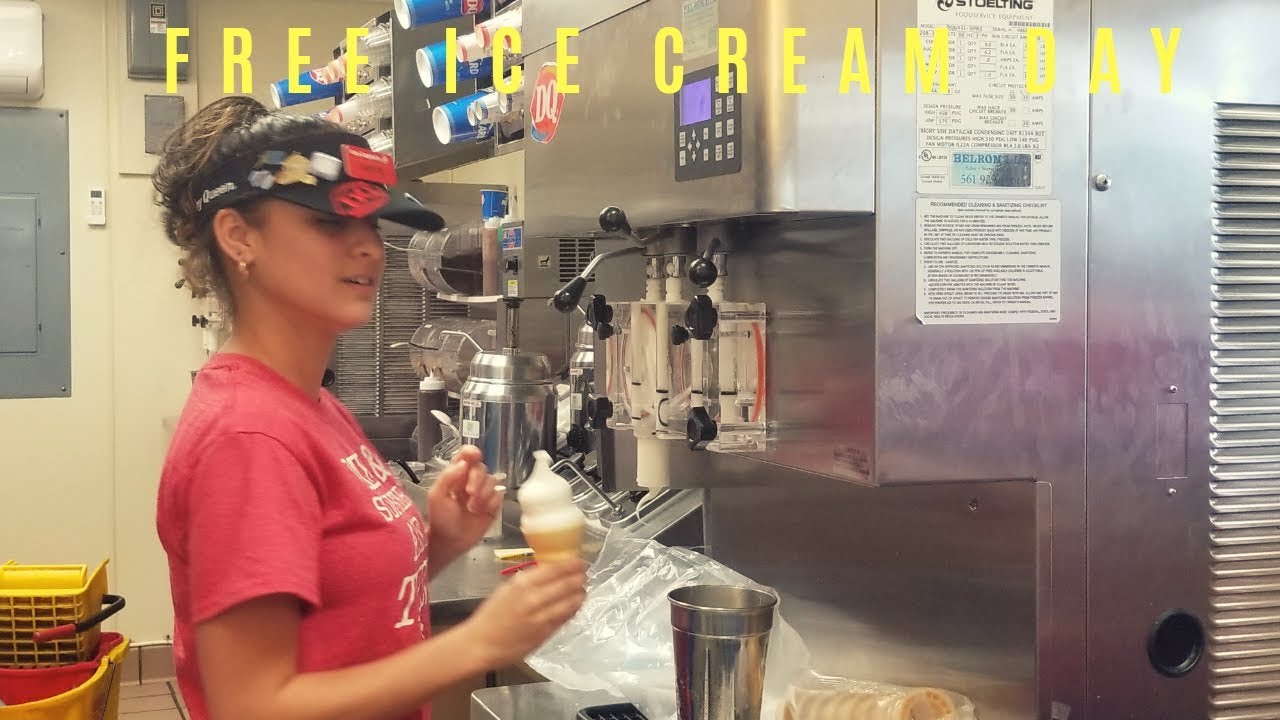 Free Vanilla Ice Cream Cone at Dairy Queen on the First Day of Spring