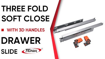 Undermount Concealed Drawer Slide with Adjustable 3D handle | cabinet furniture