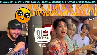 SEVENTEEN - [Tipsy Live2] CHEERS, _WORLD, CIRCLES, etc | Dingo Music Reaction!