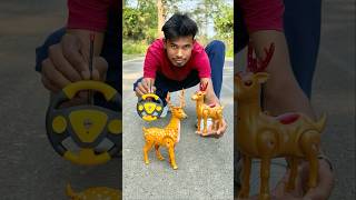 2 ta RC Animals toy Hiran and Rc Deer Shock Reaction 😱