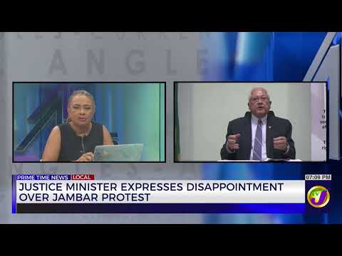Justice Minister Expresses Disappointment Over Jambar Protest | TVJ News