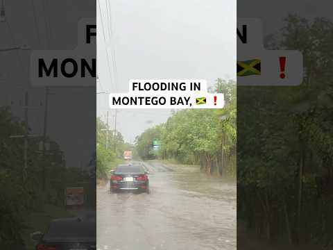 OMG! Mobay FLOOD OUT! #flooding #jamaica #islandlife #montegobay